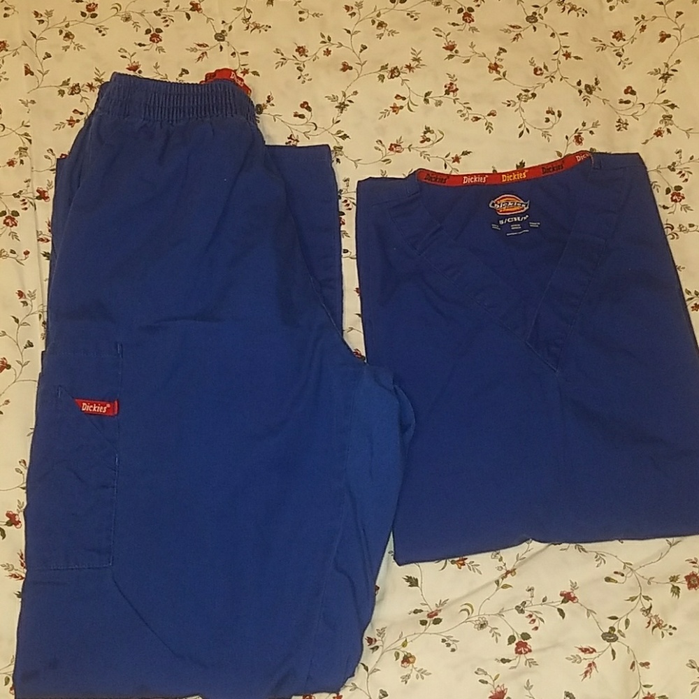 Blue scrubs